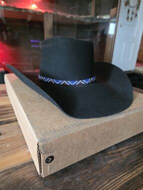 Reistol Black Felt Cowboy Hat